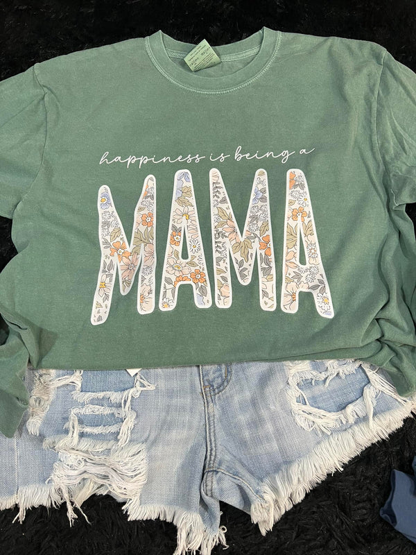 Happiness is Being a Mama Custom Comfort Colors