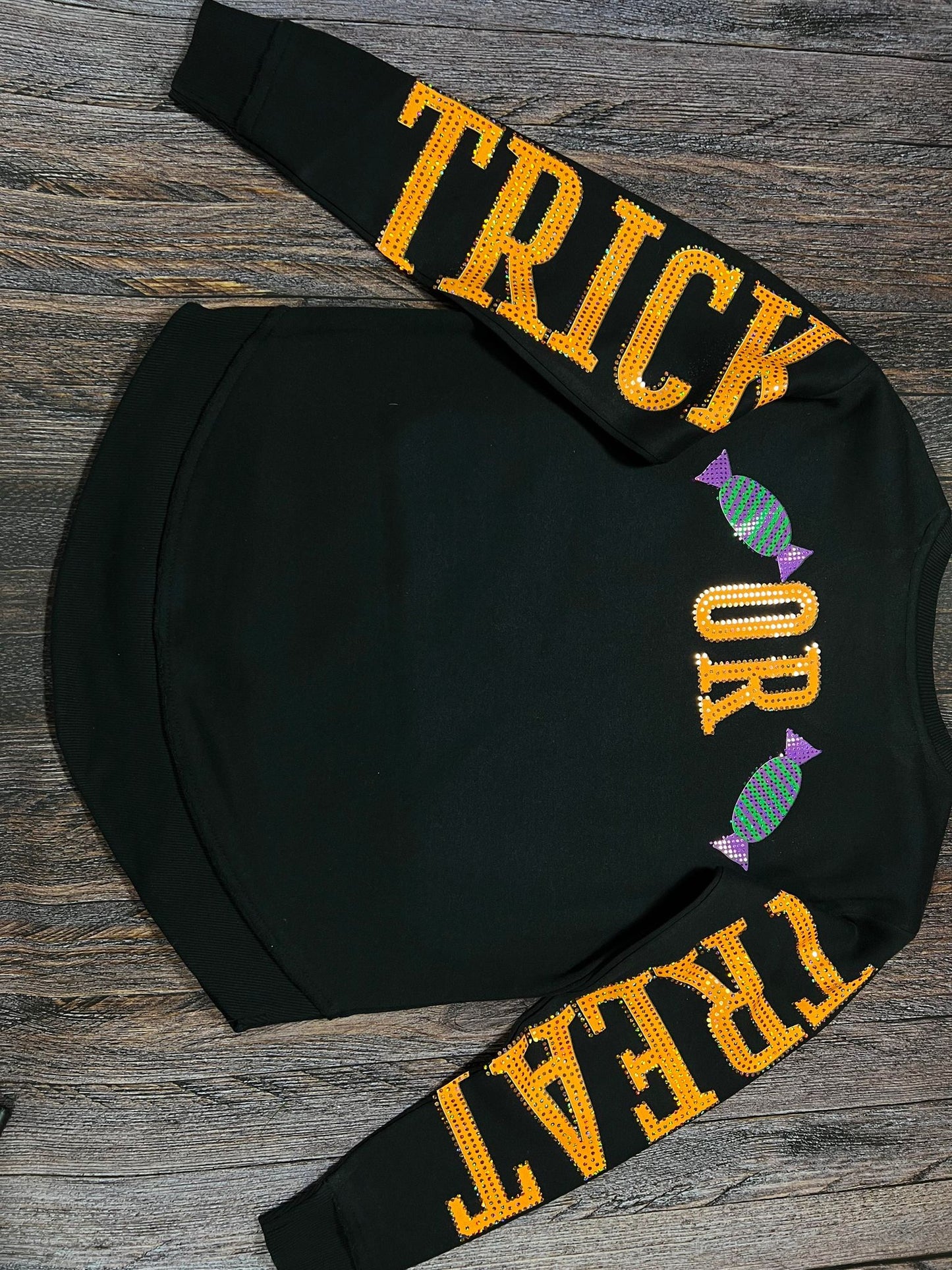 Trick or Treat Sleeve and Back Print