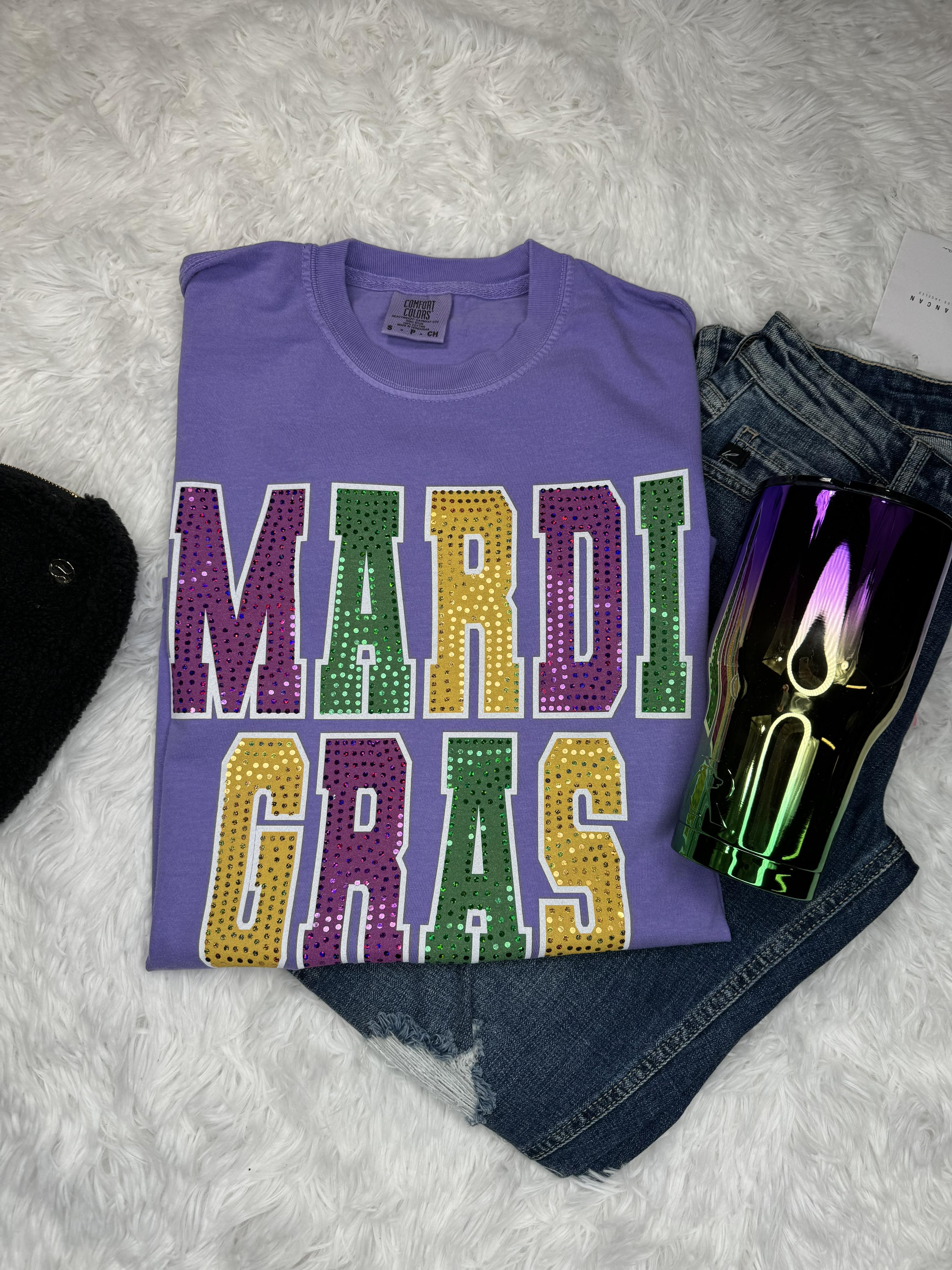 Mardi Gras Spangle Comfort Colors