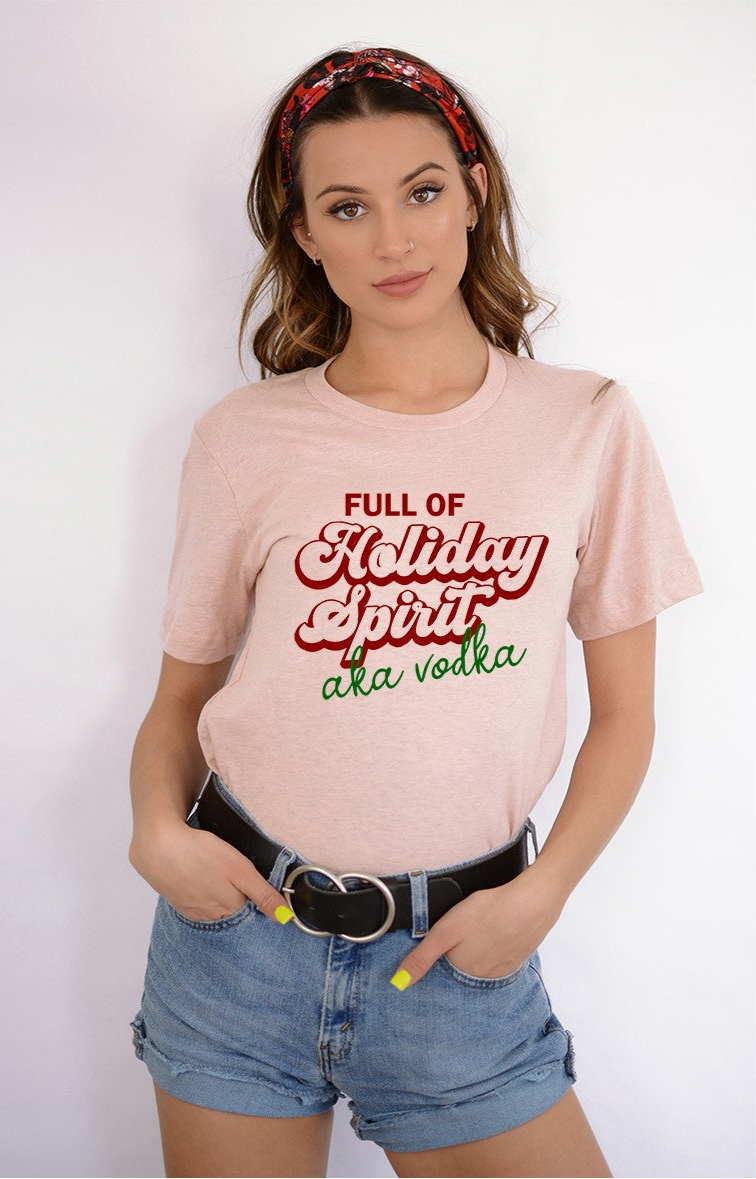 full of holiday spirit aka vodka