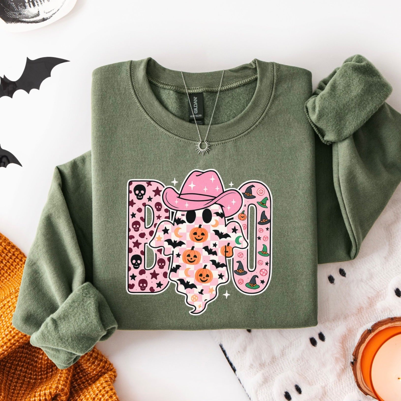 Boo Western Pink