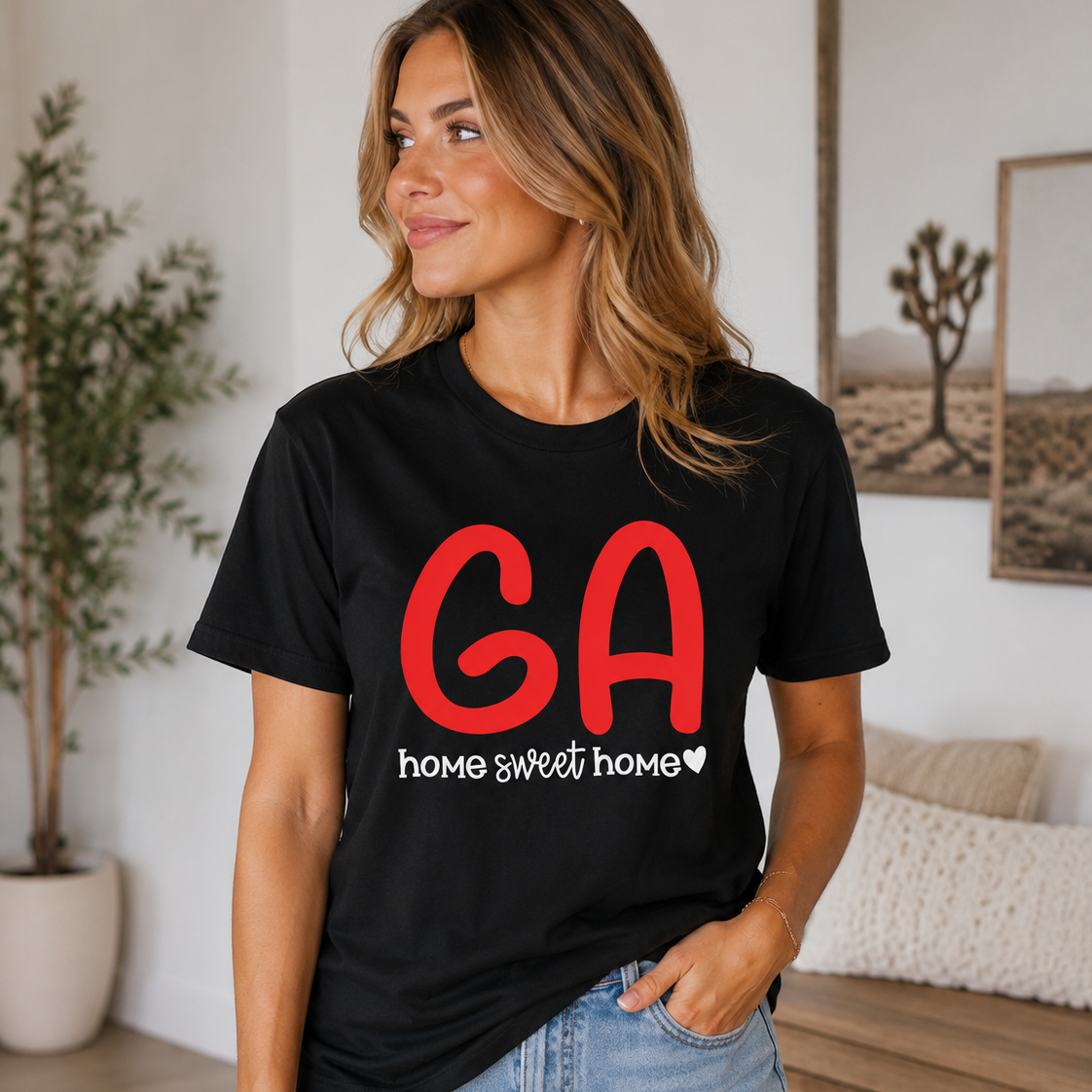 Custom State Home Sweet Home Spangle