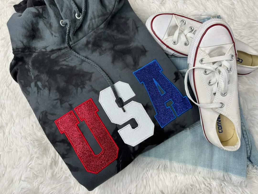 USA Embroidery Color Blast Comfort Colors Short Sleeve