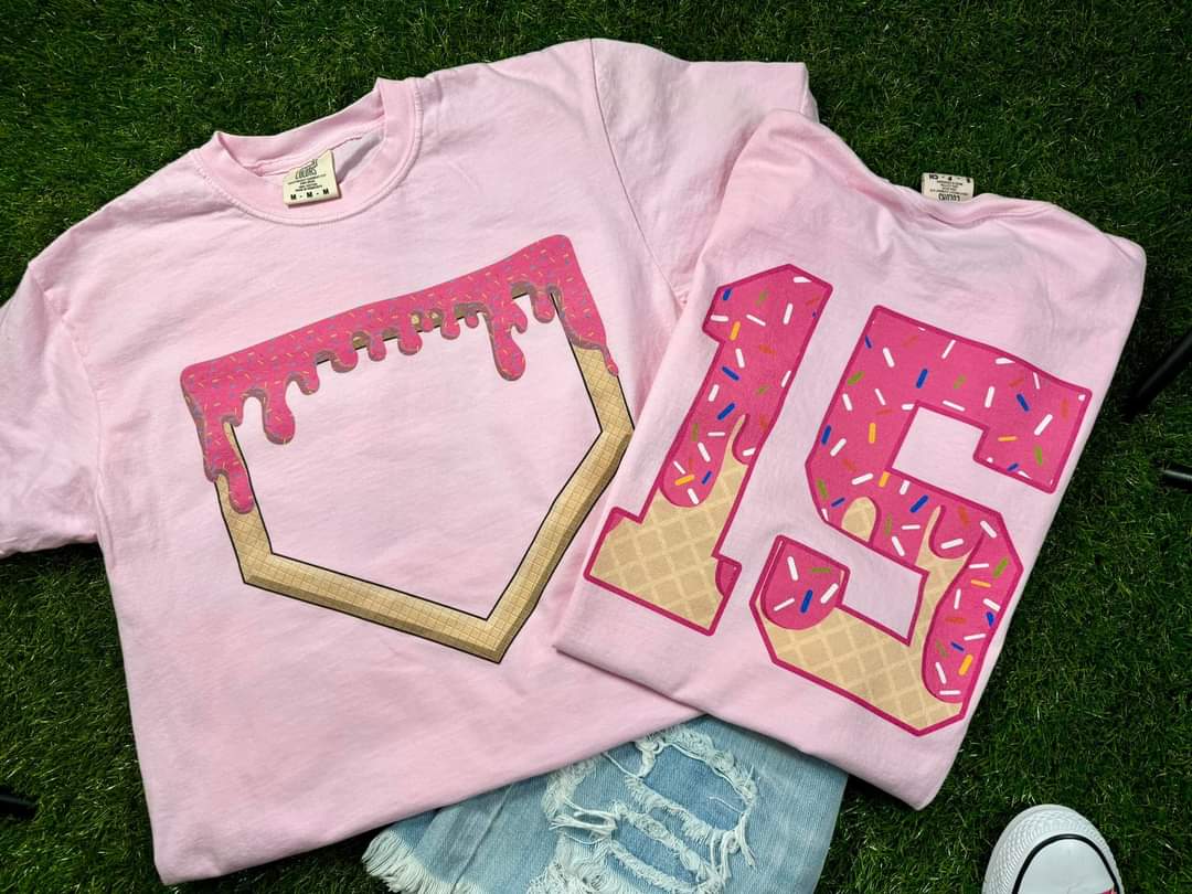 Custom Baseball Drip Front And Sport Numbers