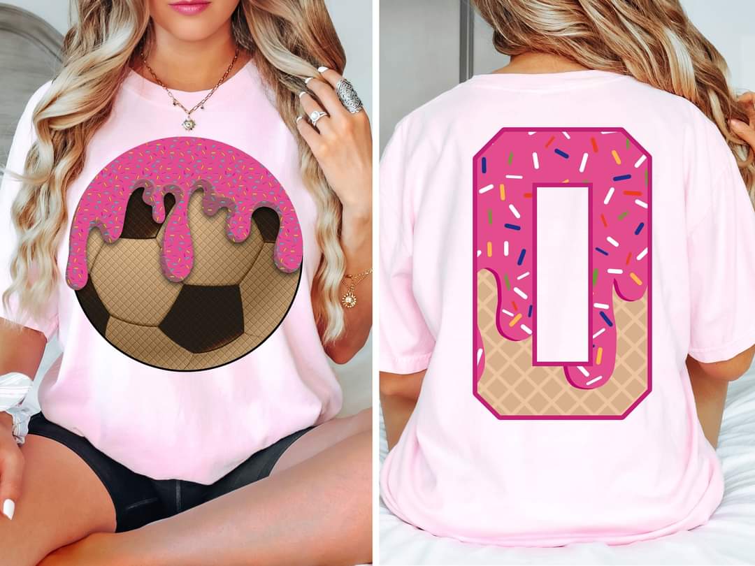 Custom Soccer Drip Front And Sport Numbers