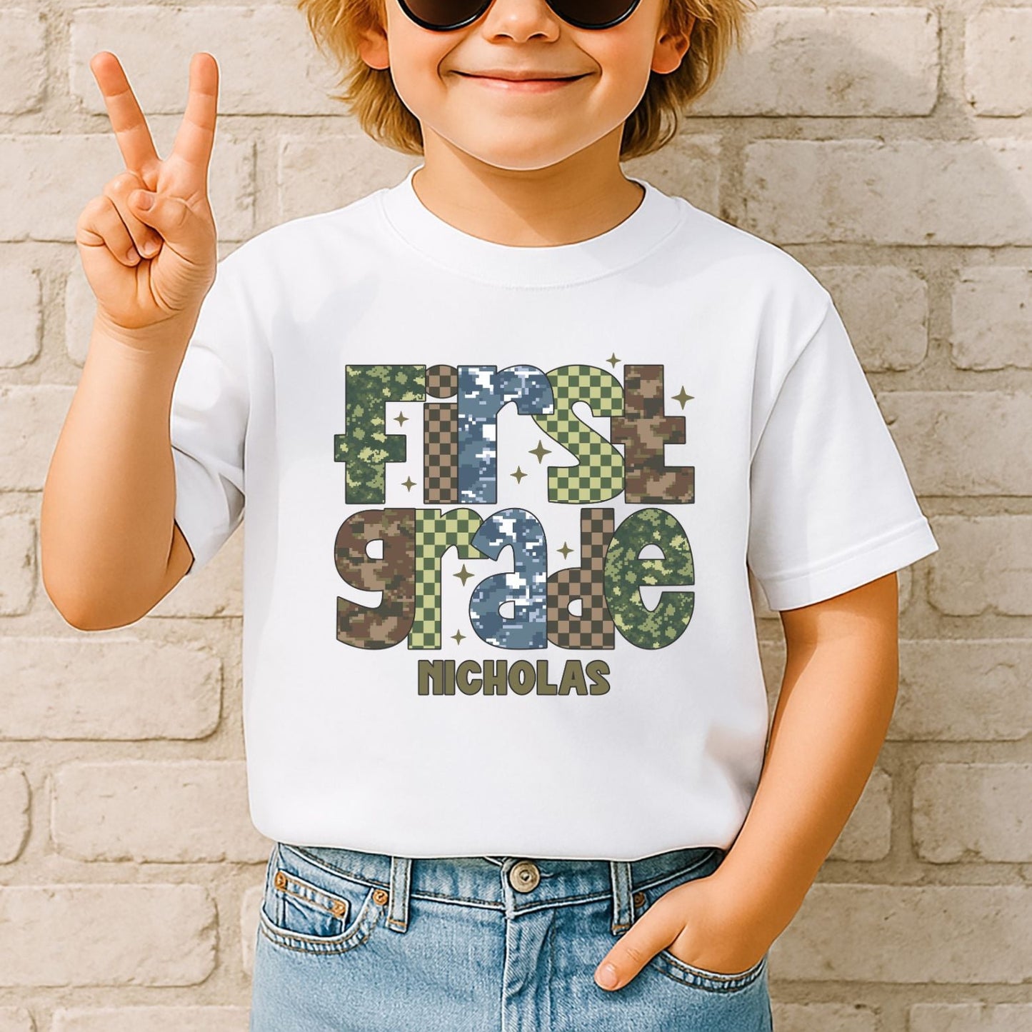 Camo Checkered Grade Level