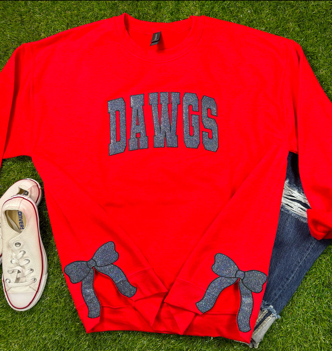 Custom Embroidery With Side Bows