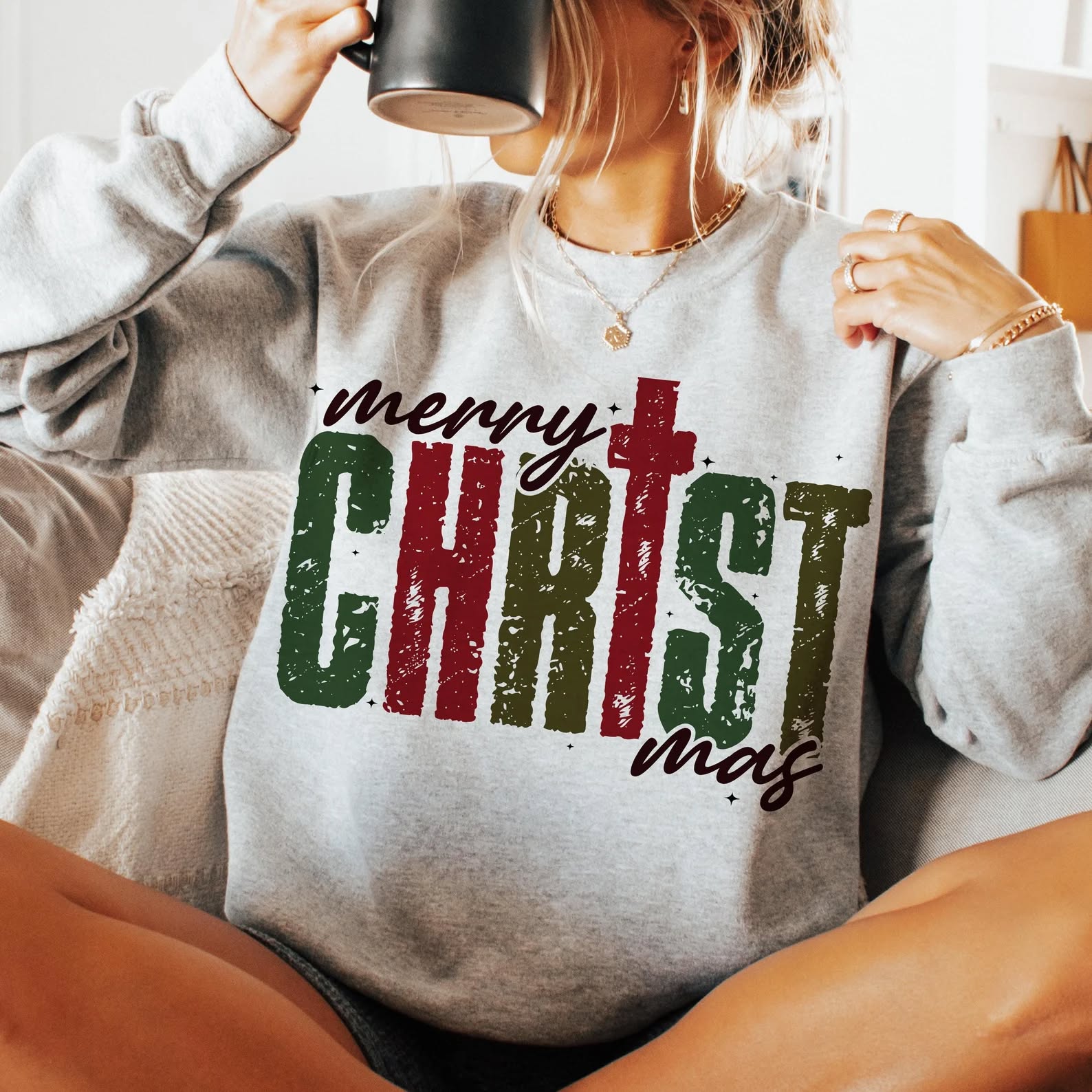 Merry ChrisTmas Green and Red
