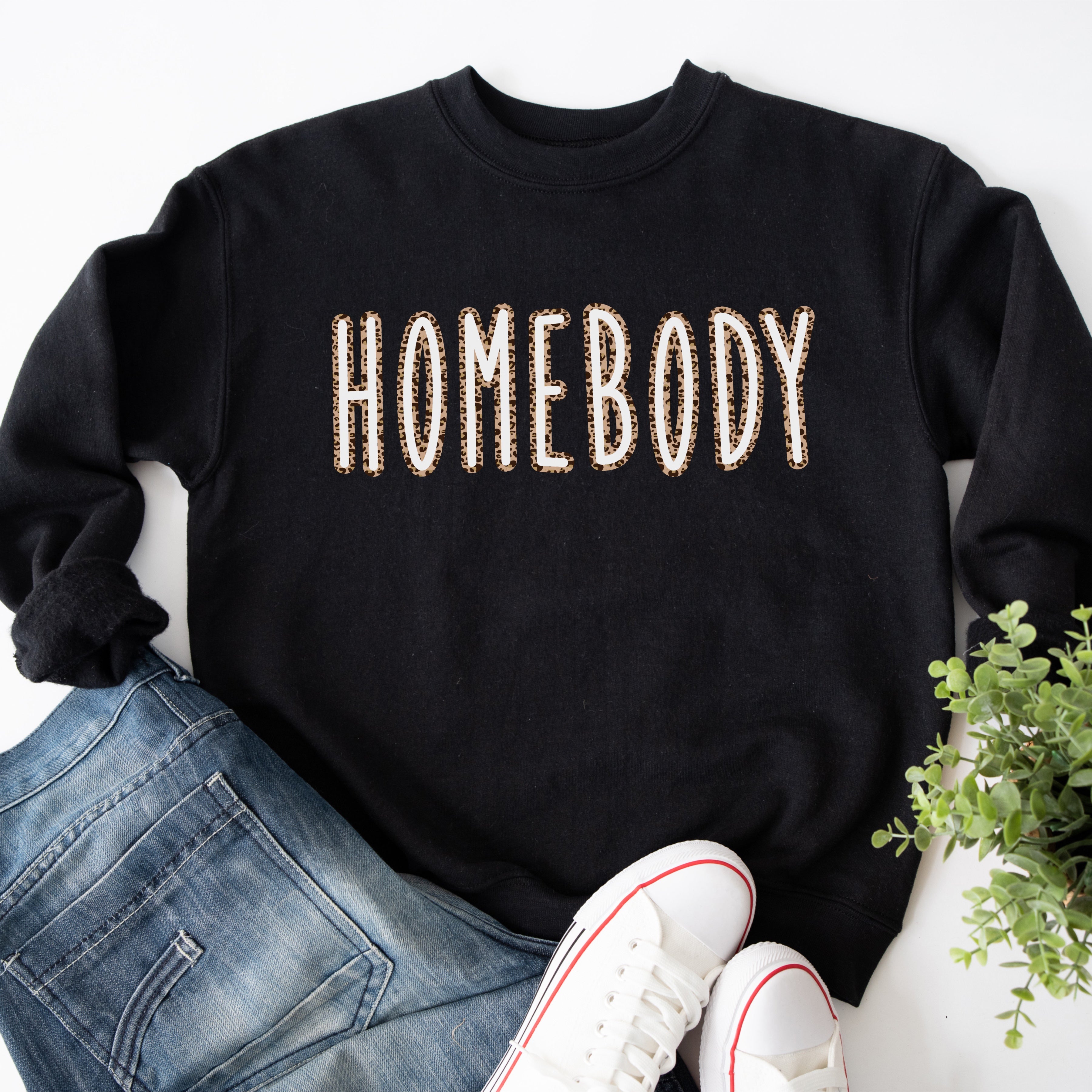 Homebody Leopard Fleece / Tee
