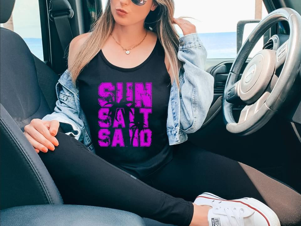 Sun Salt Sand Racerback Tank
