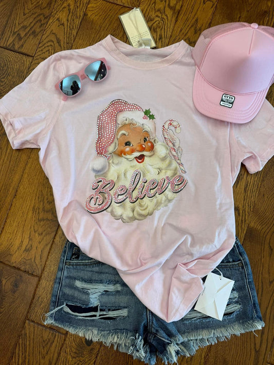 Spangle Santa Short Sleeve