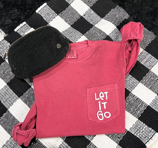 Let It Go Puff Comfort Color Pocket