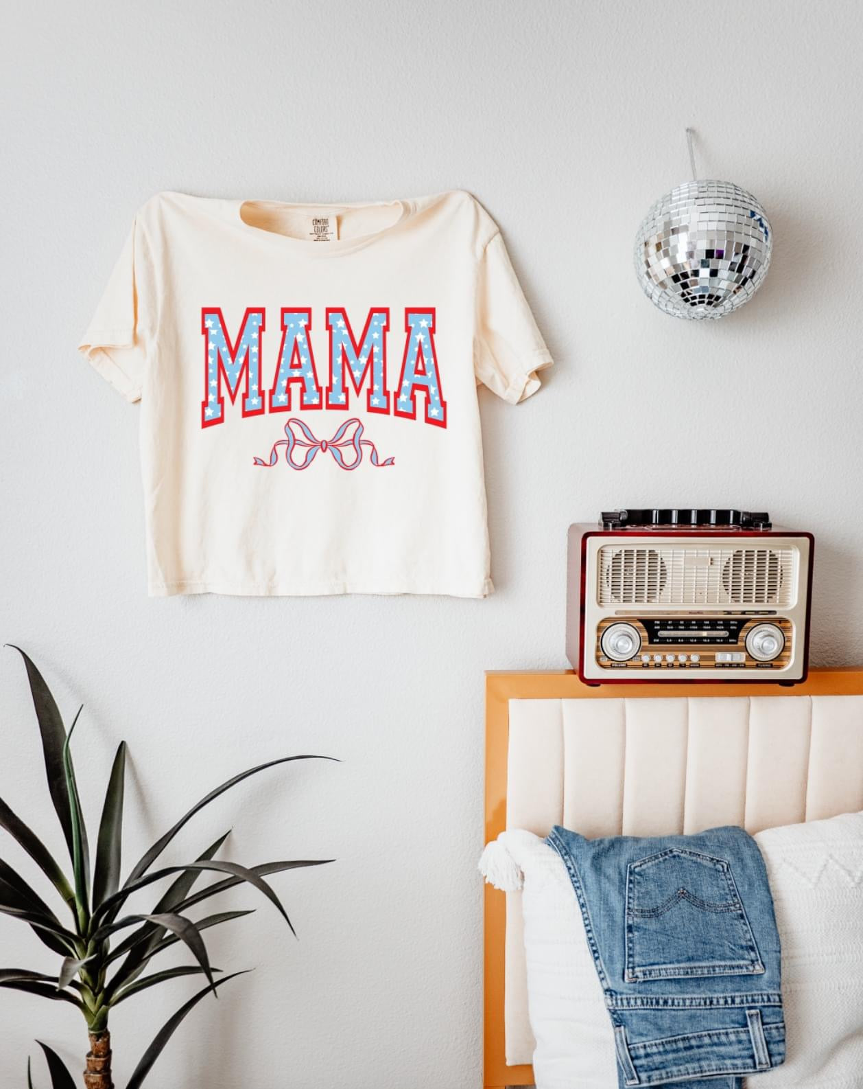 Mama Bow Comfort Colors