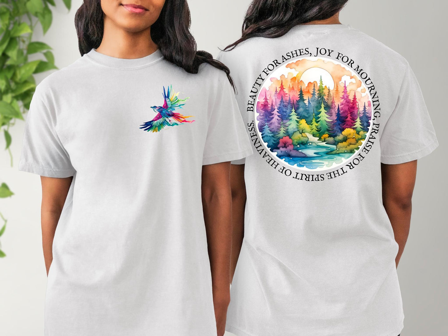 Beauty For Ashes Watercolor Comfort Colors