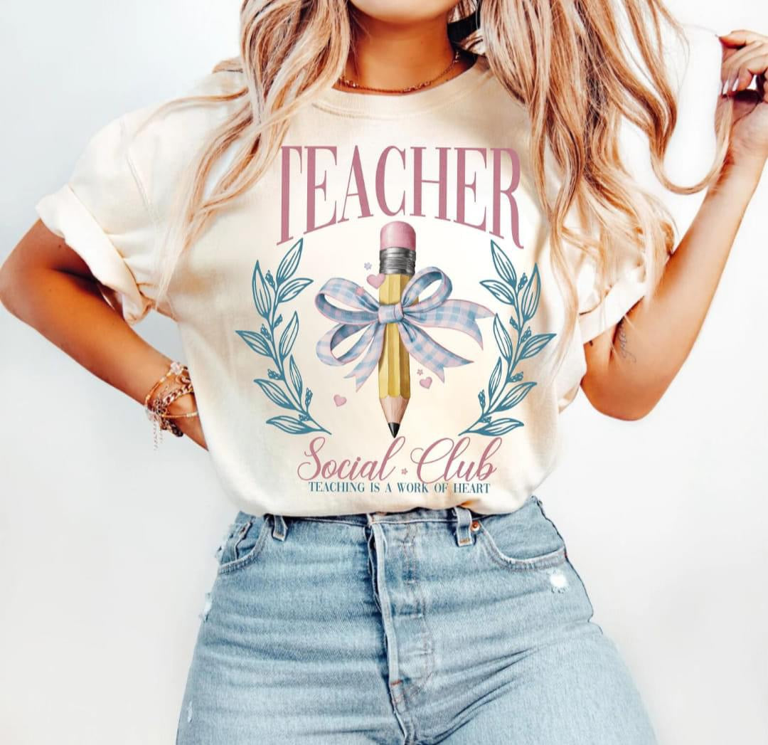 Teacher Social Club Comfort Colors