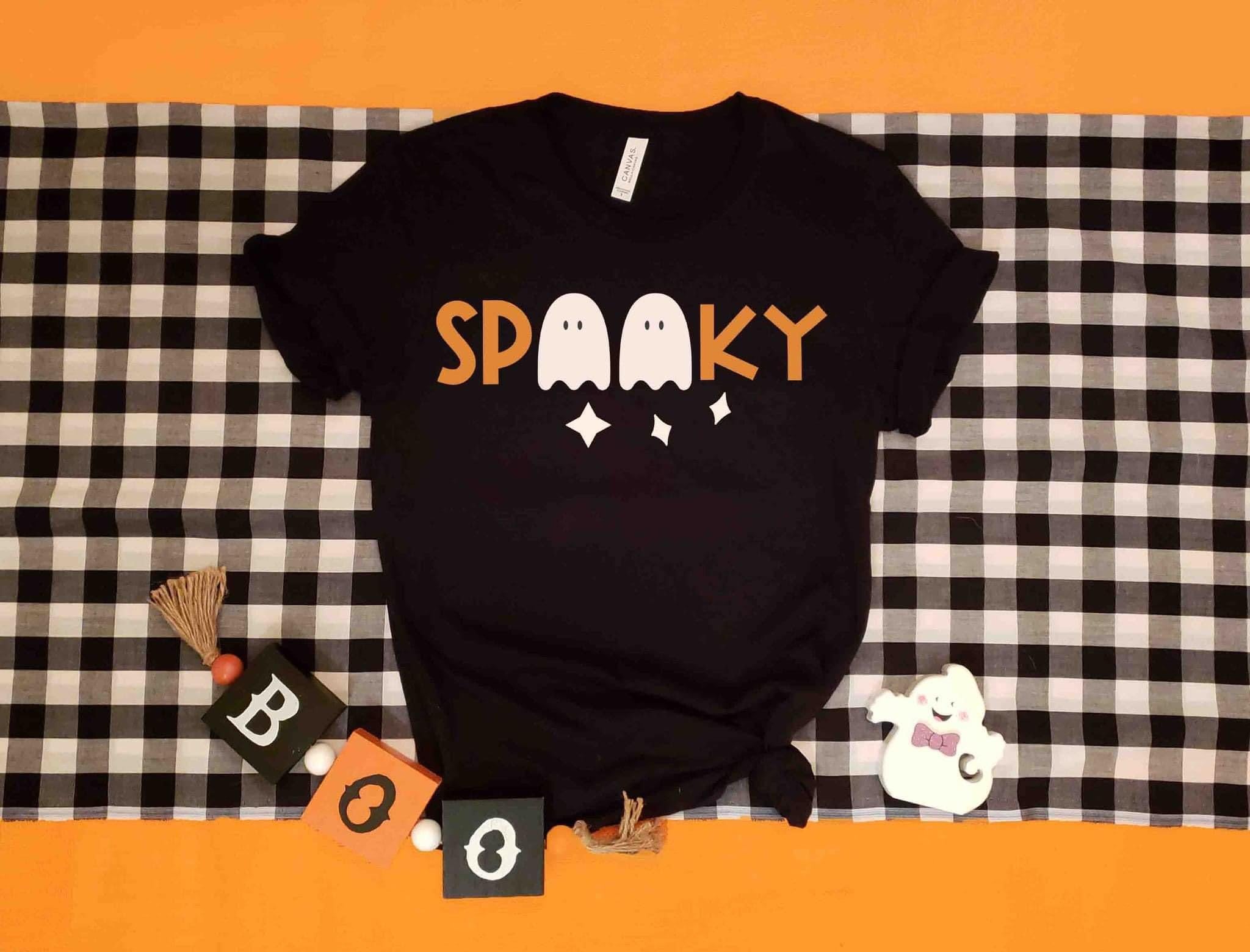 Spooky White Ghosts