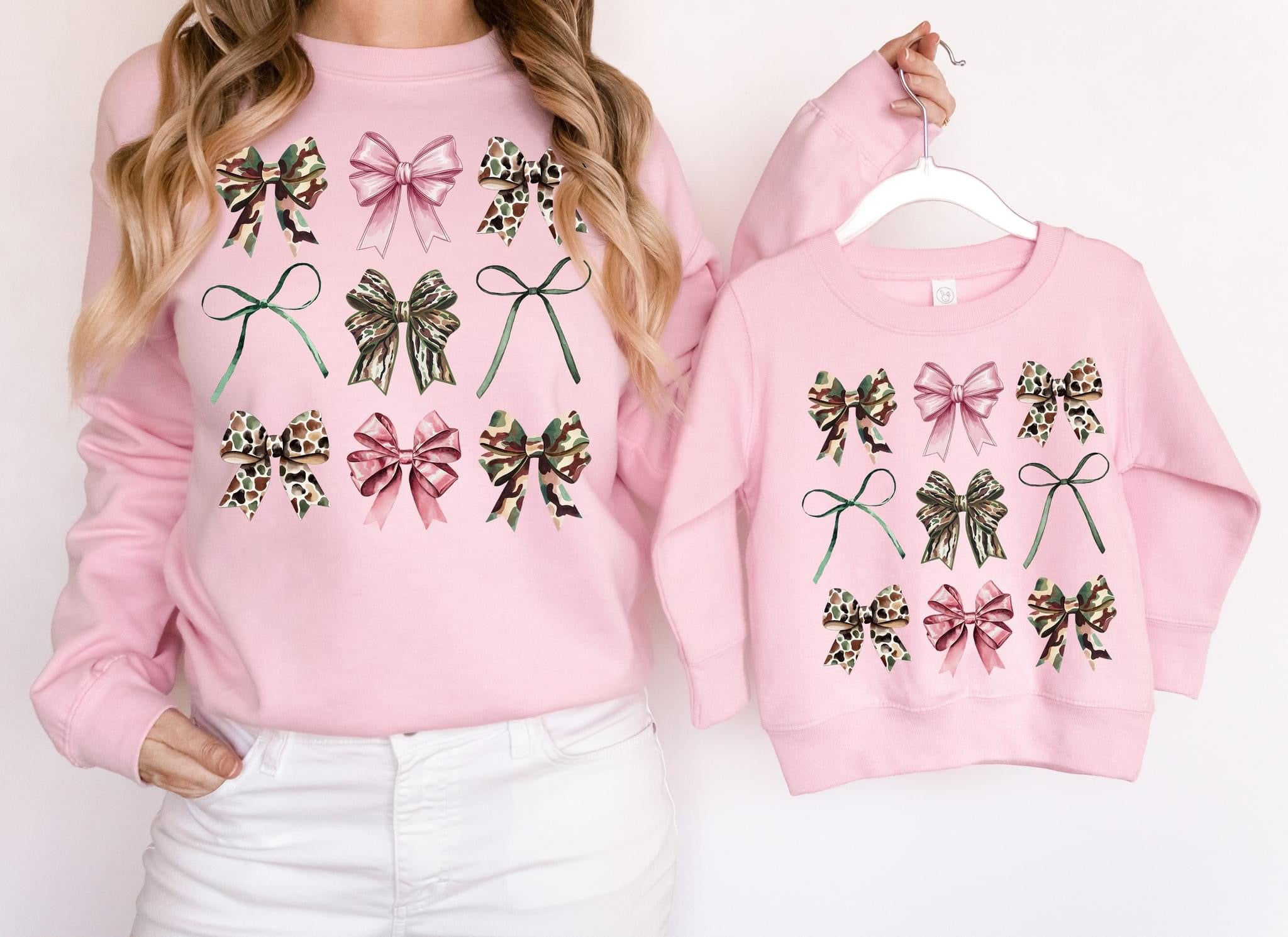 Camo Bows Pink