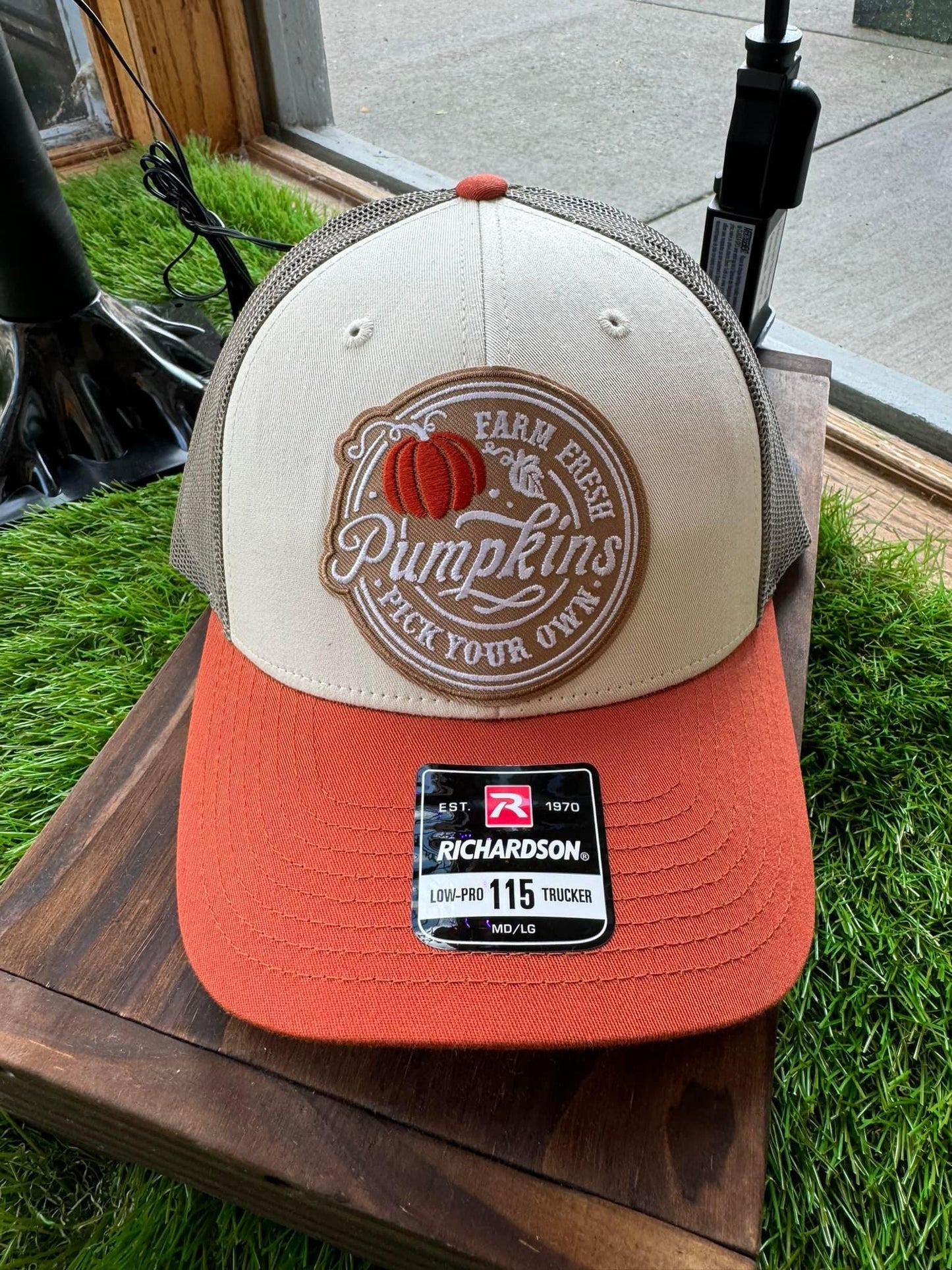 Farm Fresh Pumpkins Embroidered Hat