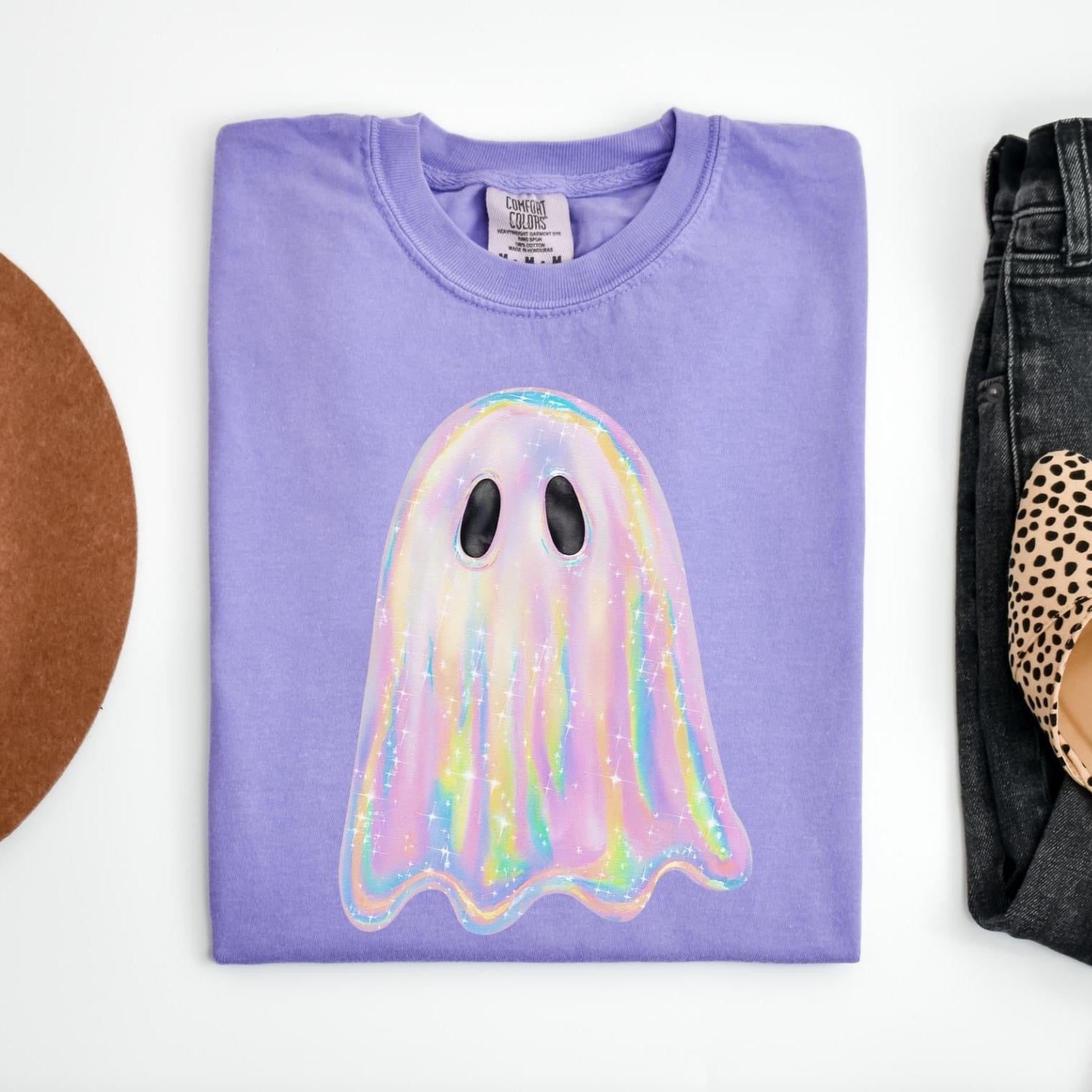 Shimmery Ghost Comfort Colors Youth