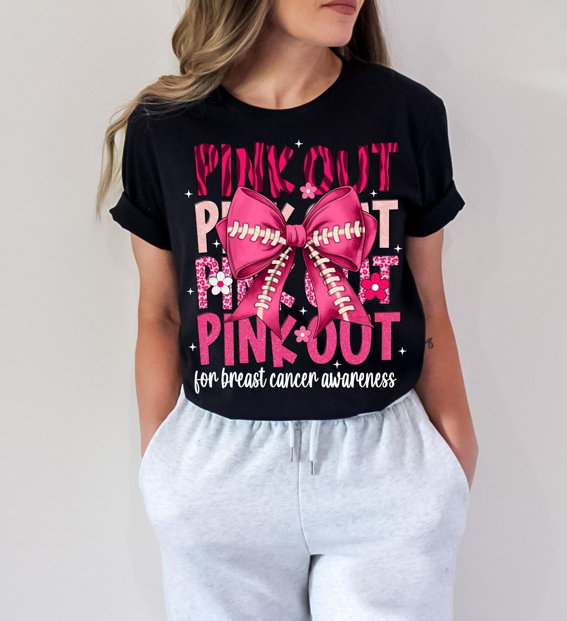 Pink Out Bow