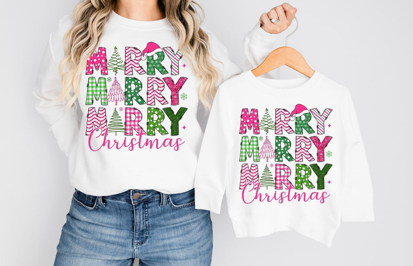 Merry Christmas Stacked