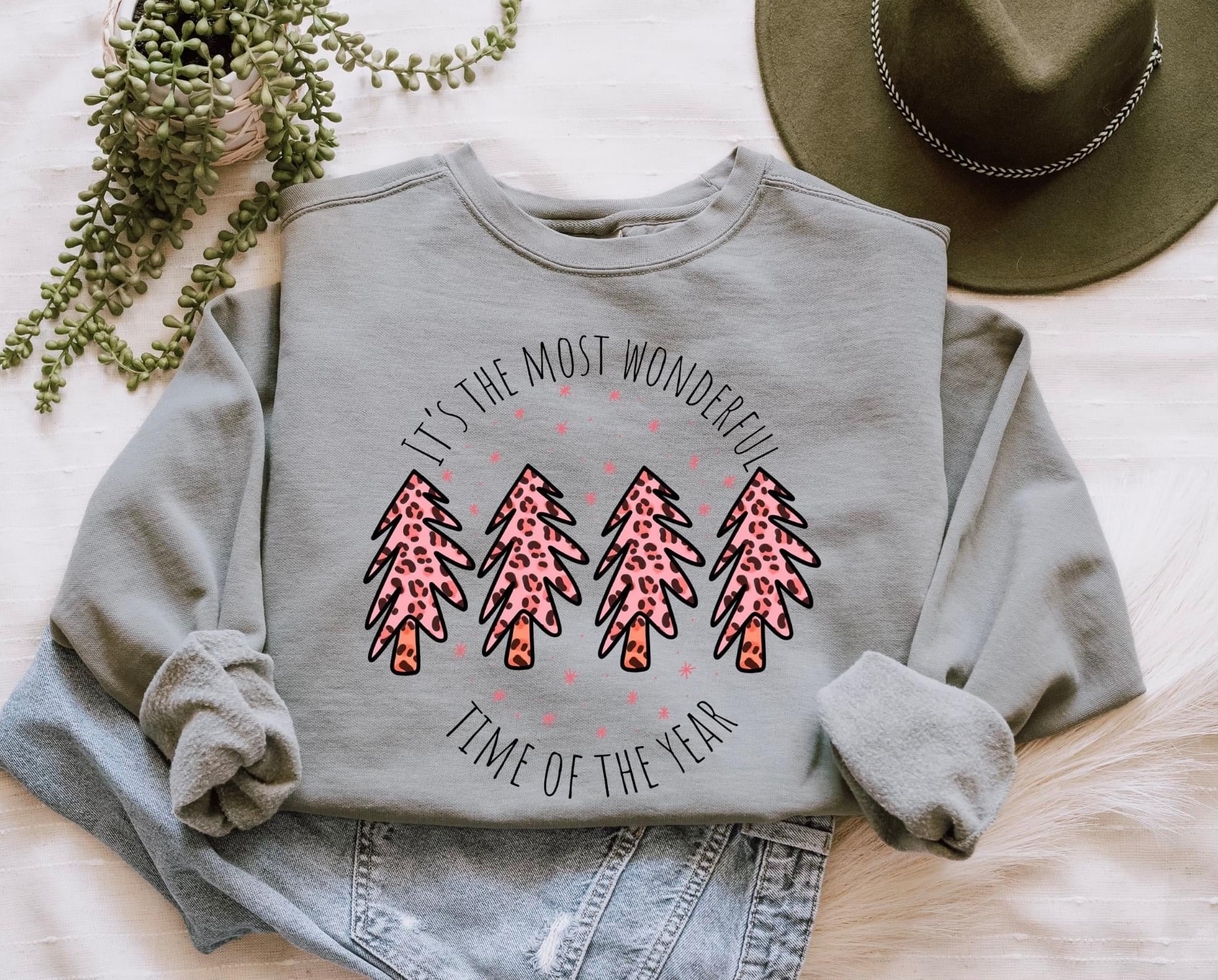 Pink Camo Trees Comfort Colors