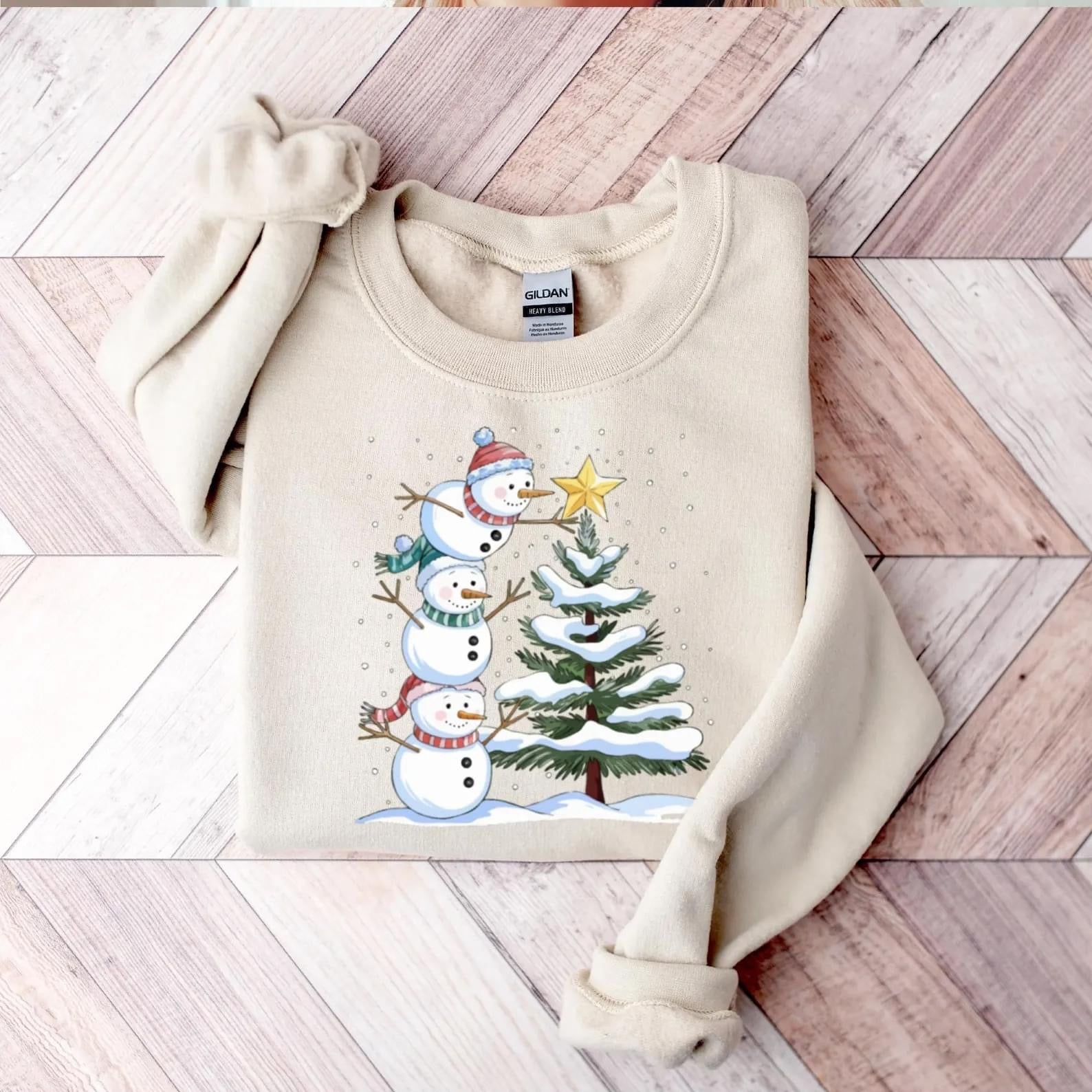 Stacked Snowmen