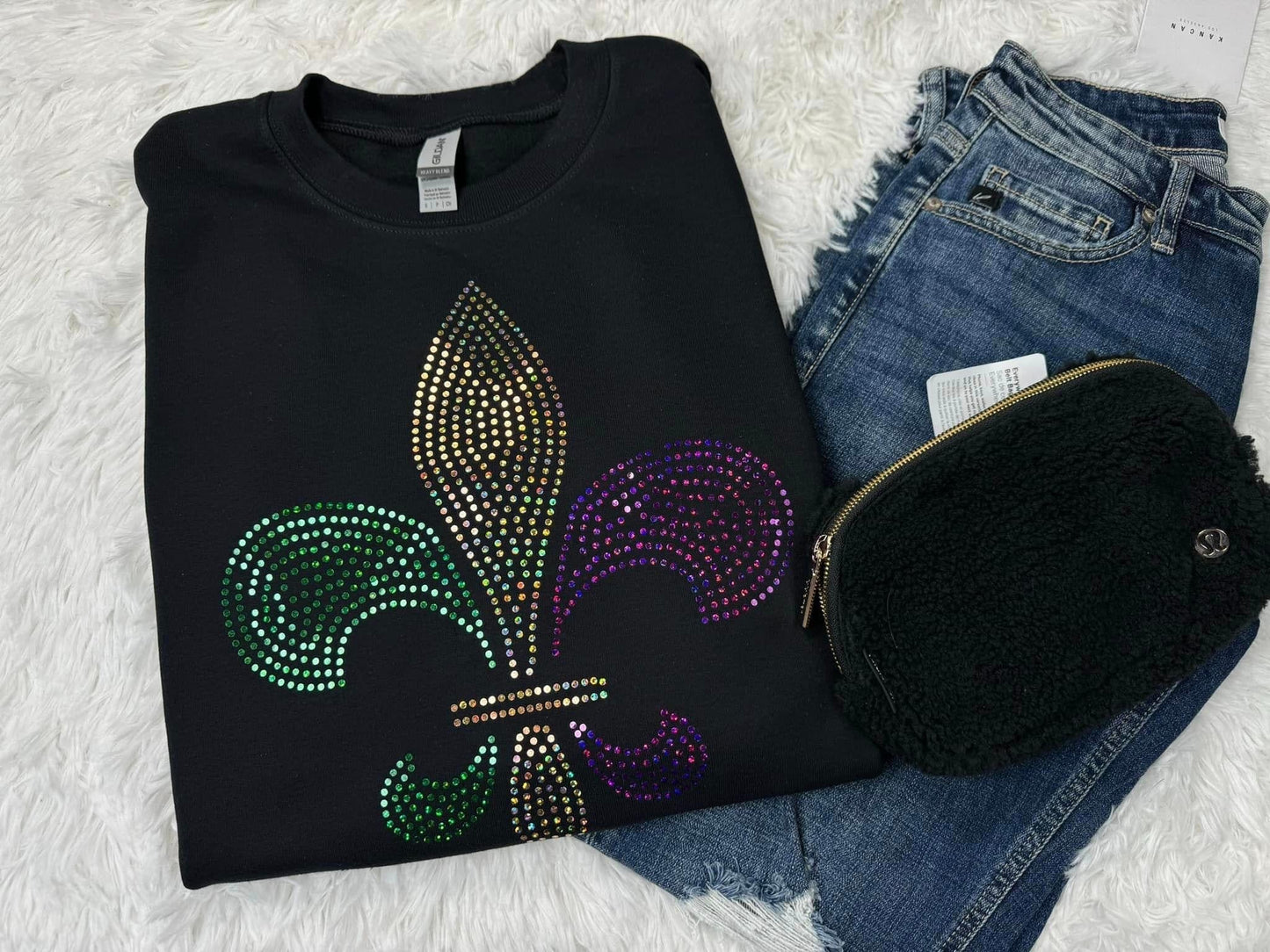 Mardi Gras Fleur De Lis Spangle
