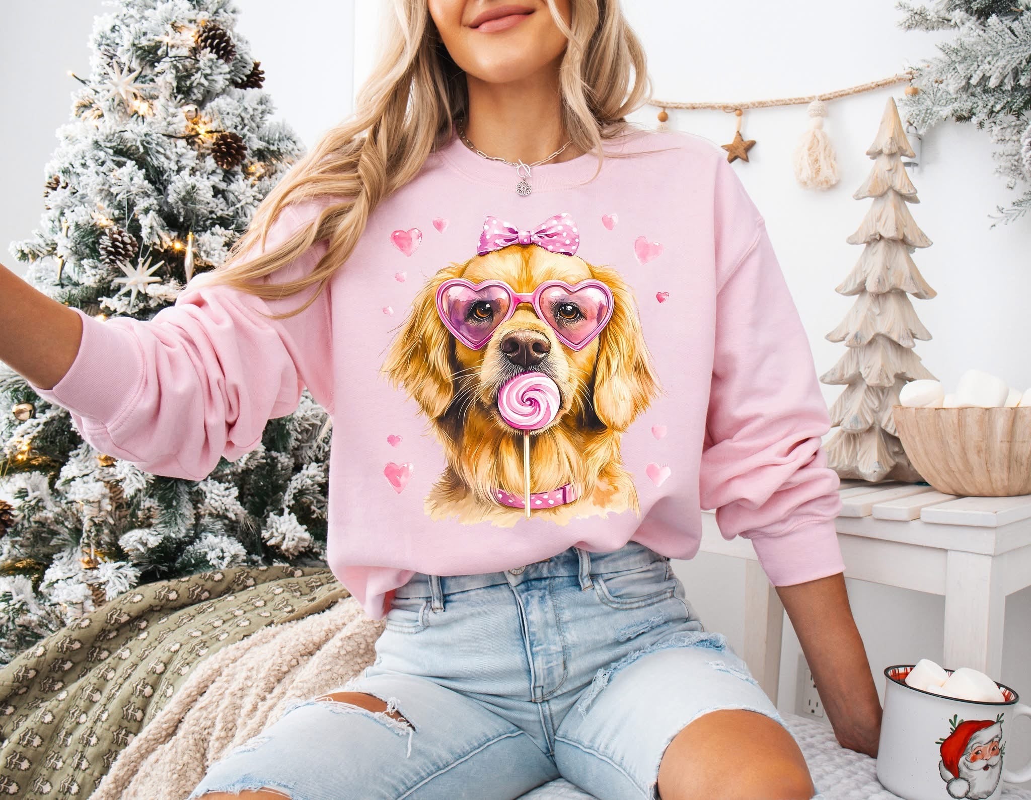 Golden Retriever Valentine Gum