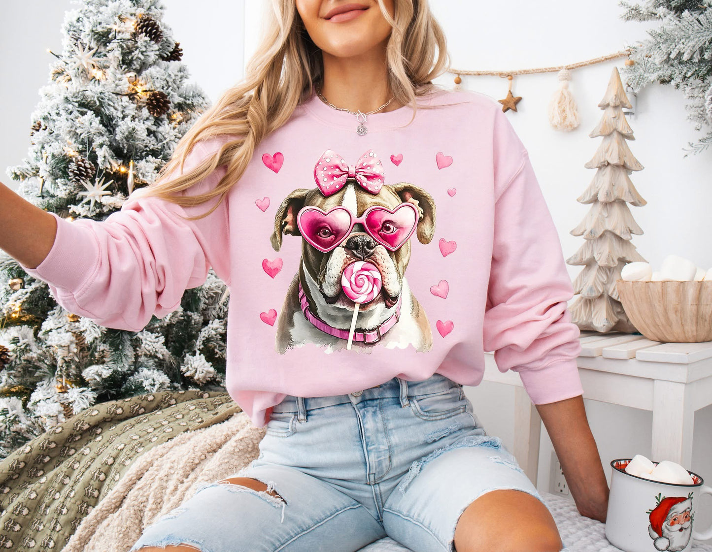 English Bulldog Valentines Gum