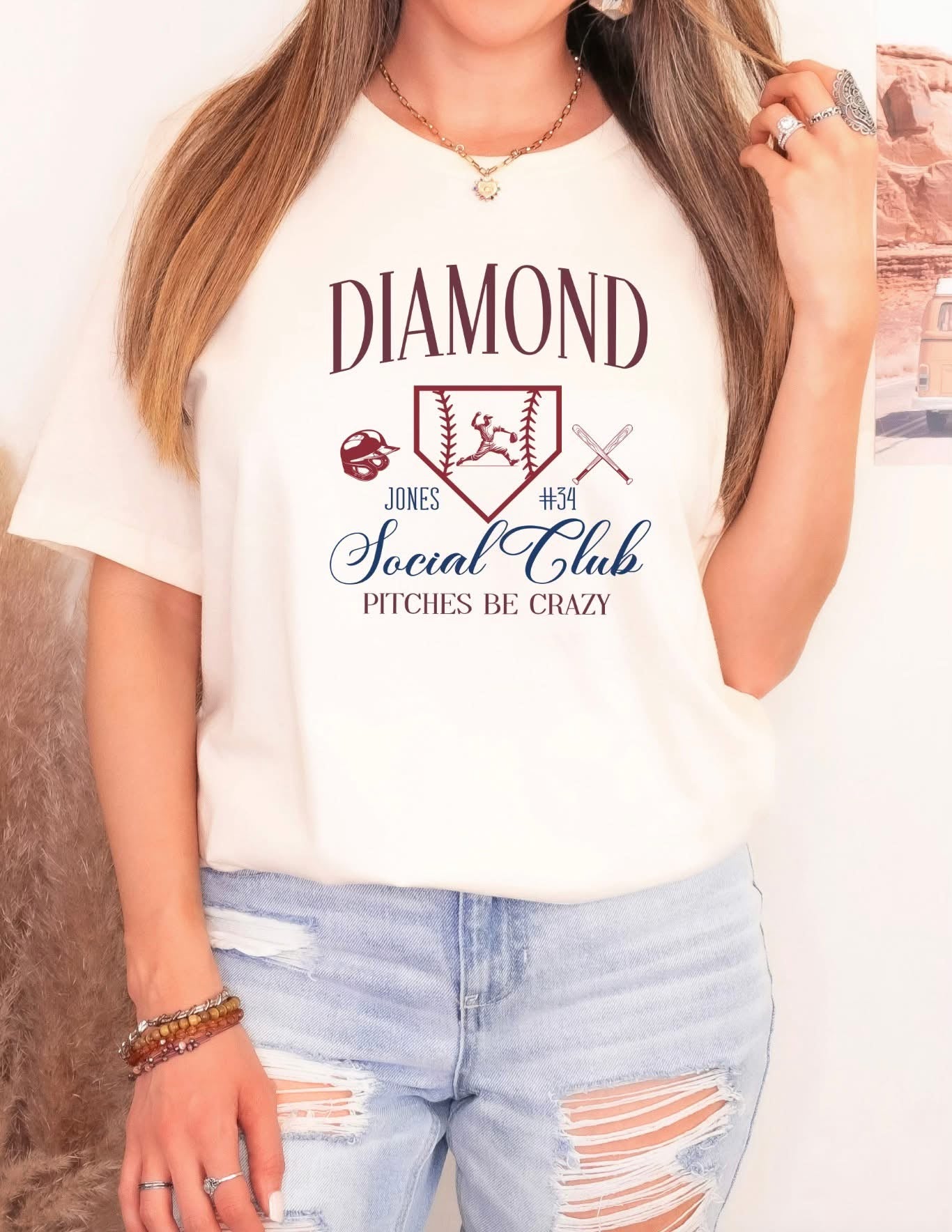 Diamond Social Club Custom Name and Number