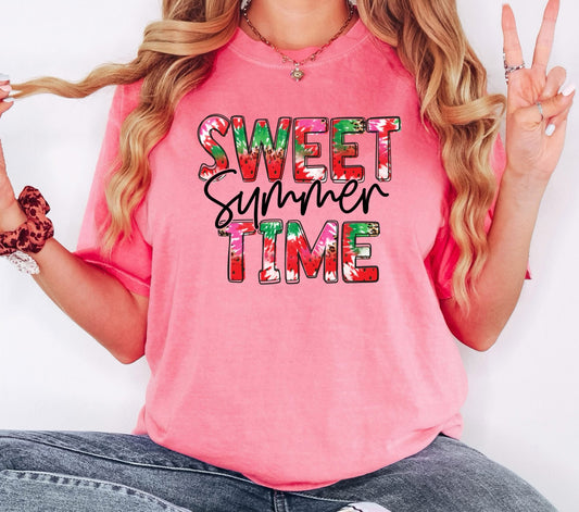 sweet summer time watermelon tee