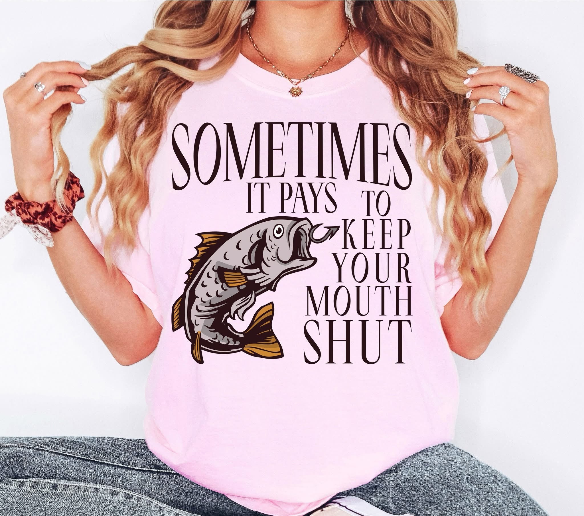 Fish Keep Your Mouth Shut Comfort Colors