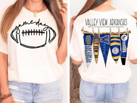Valley View Arkansas Pennant Flags Comfort Colors