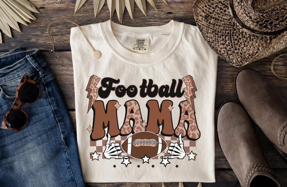 Football Mama Comfort Colors