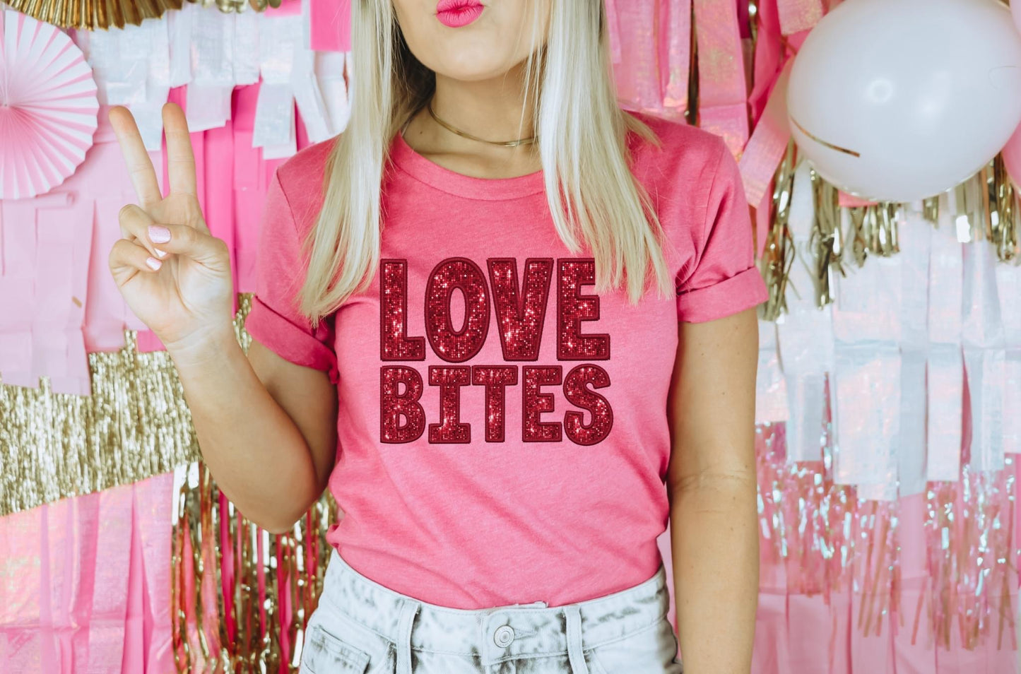 Love Bites Faux Glitter