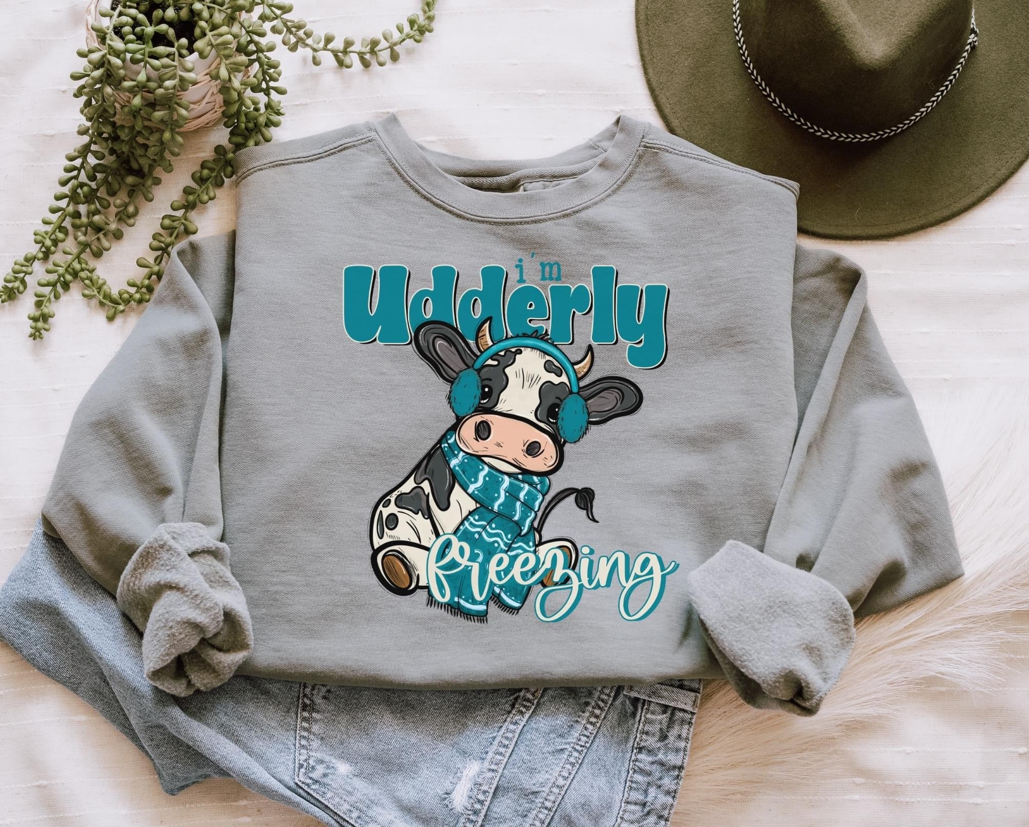I Am Udderly Freezing Comfort Colors