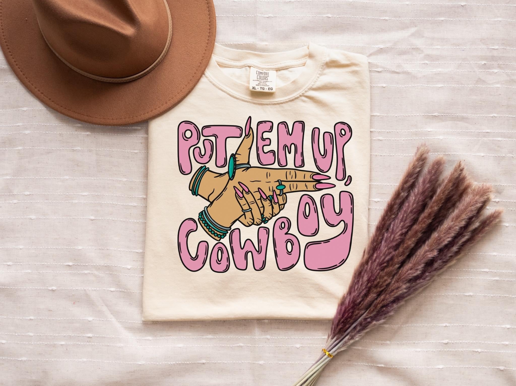 Put Em Up Cowboy Tan Comfort Colors