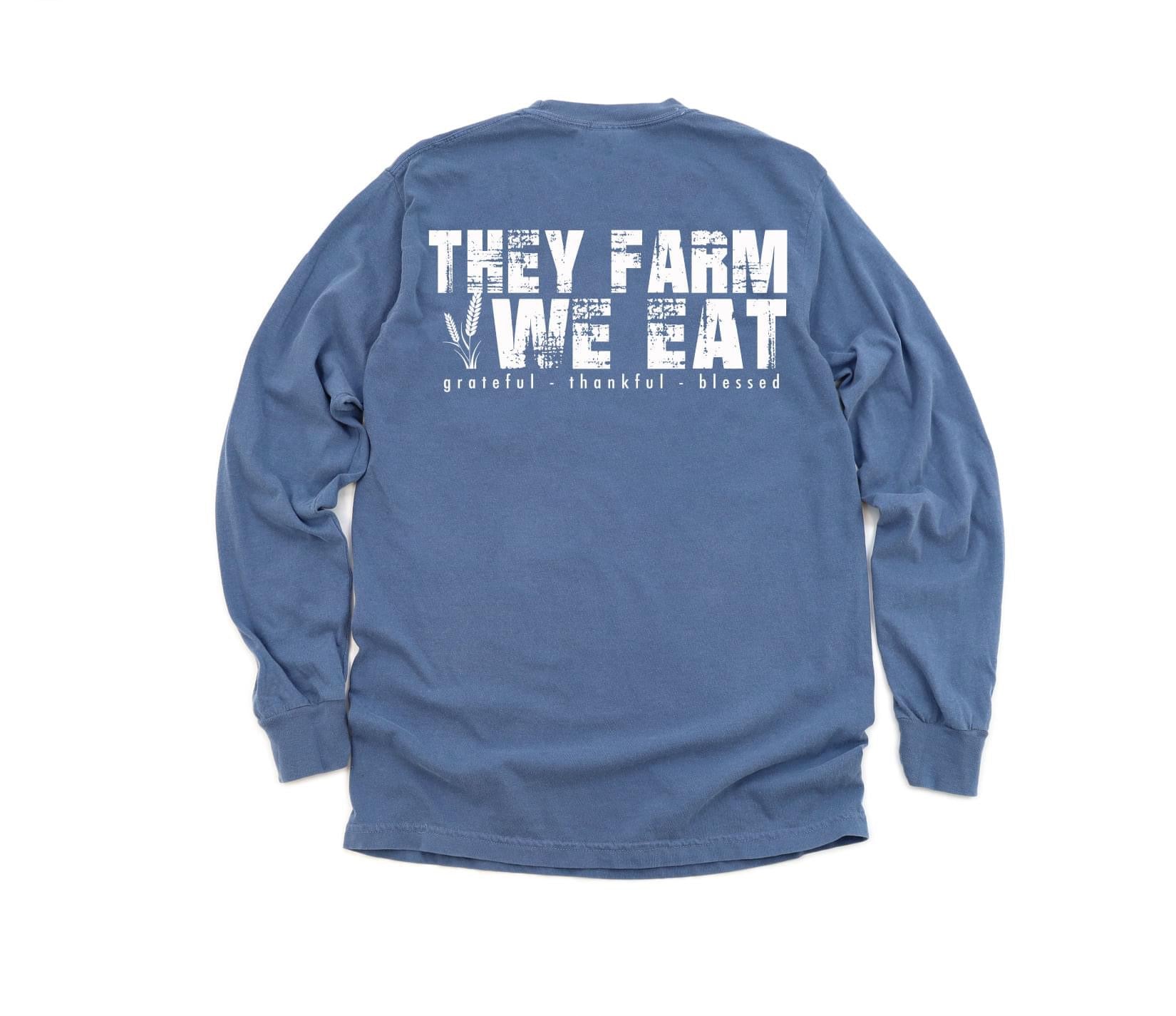 support local farmers pocket print