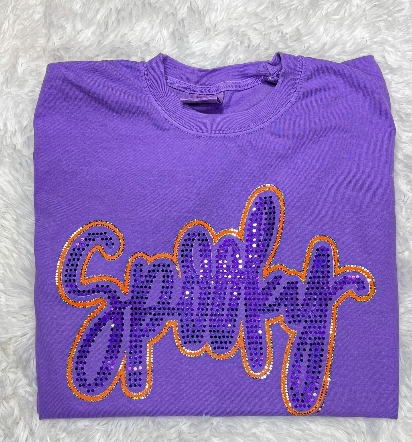 Spooky Spangle Violet Comfort Colors