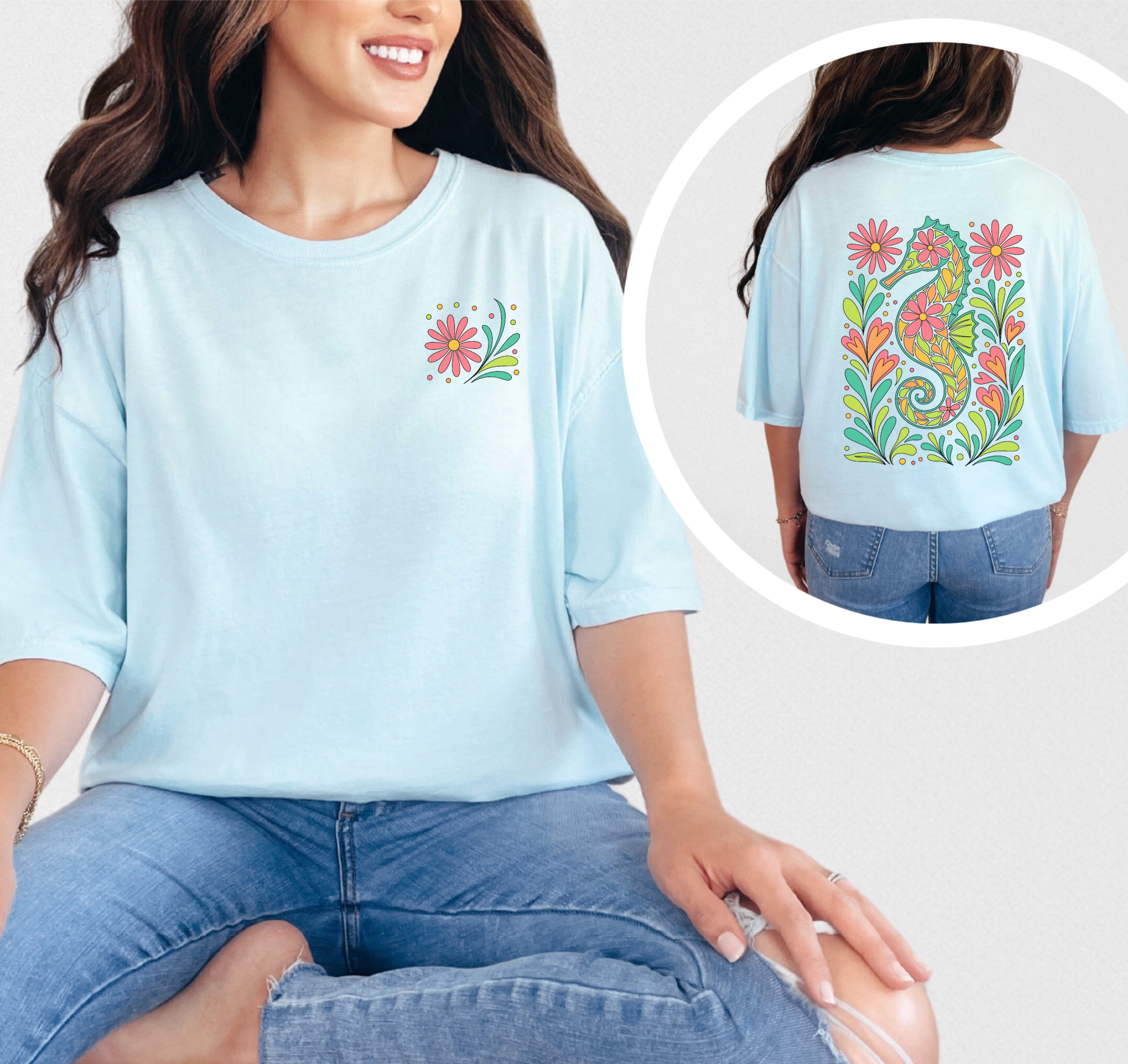 Floral Seahorse