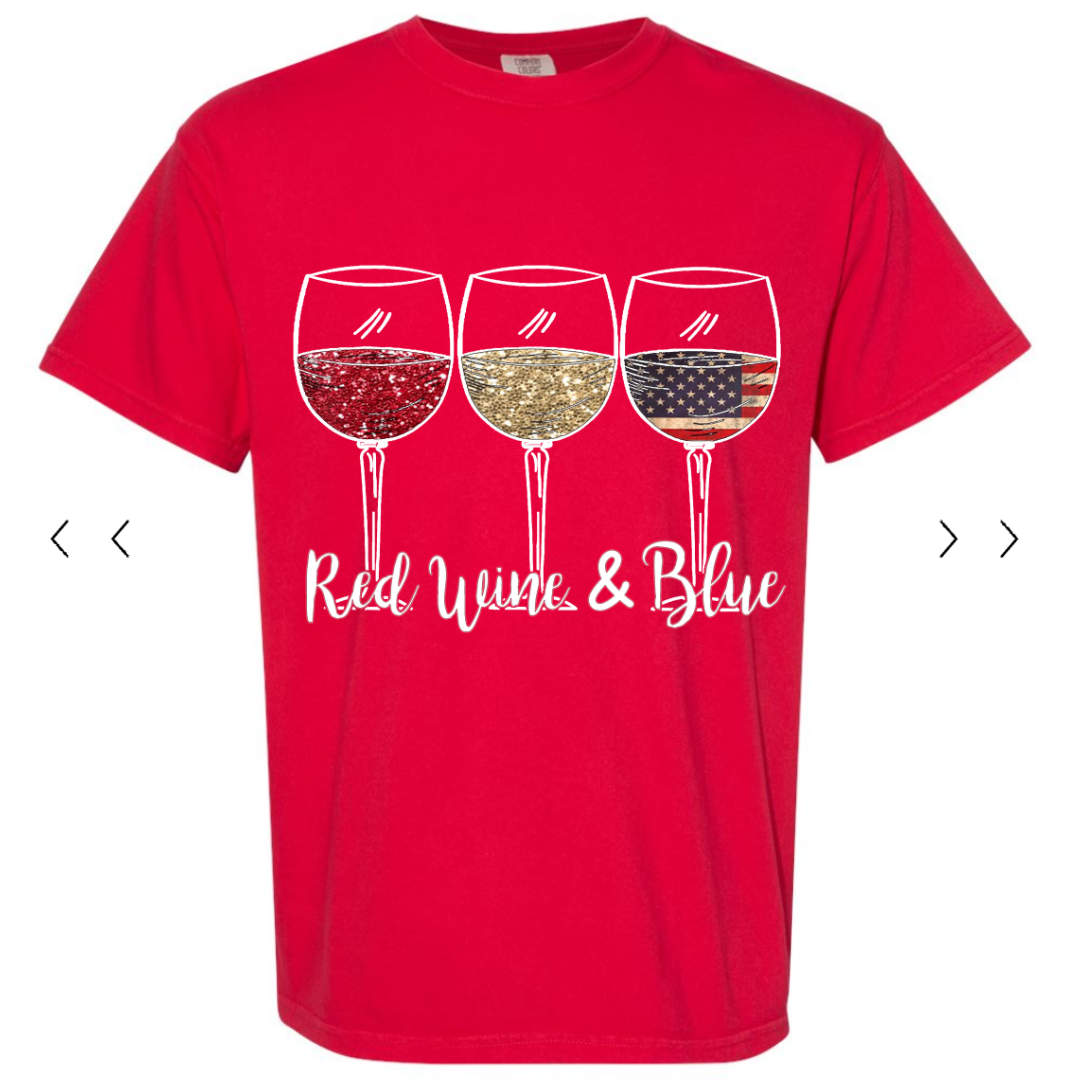 Red Wine And Blue 2 Comfort Colors