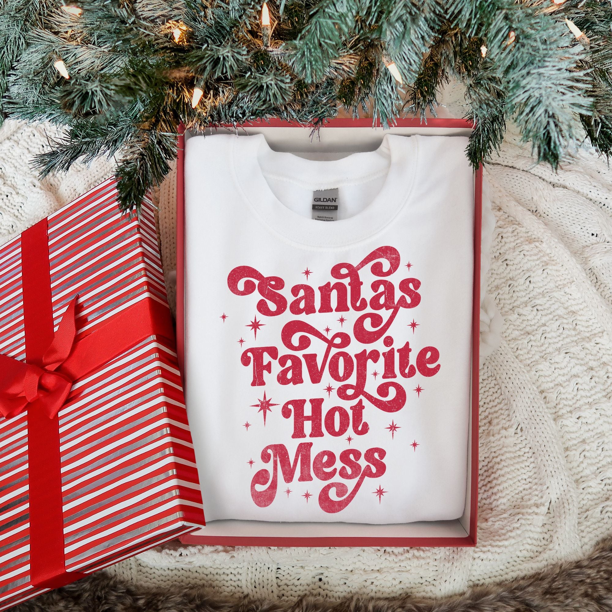 Santas Favorite Hot Mess Grunge