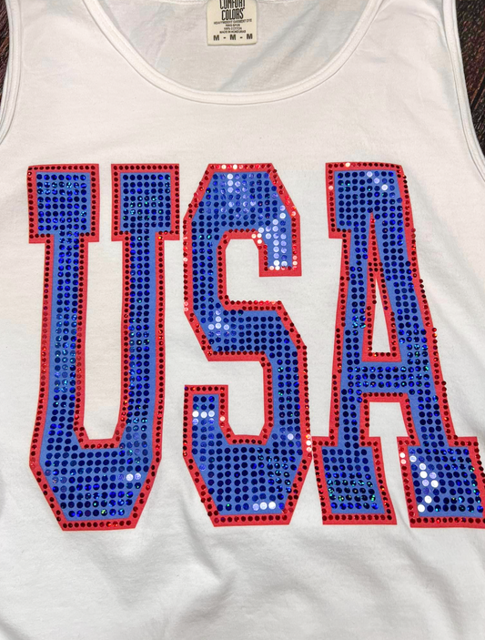 USA Spangles Tank Top and Tee