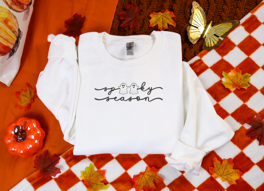 Spooky Season Ghost Embroidery