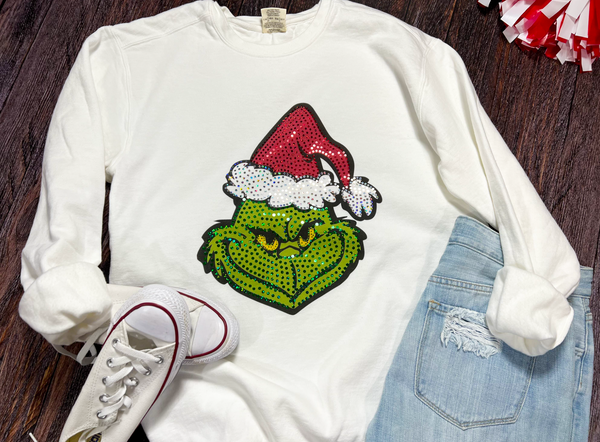 Grinch Spangled Comfort Colors