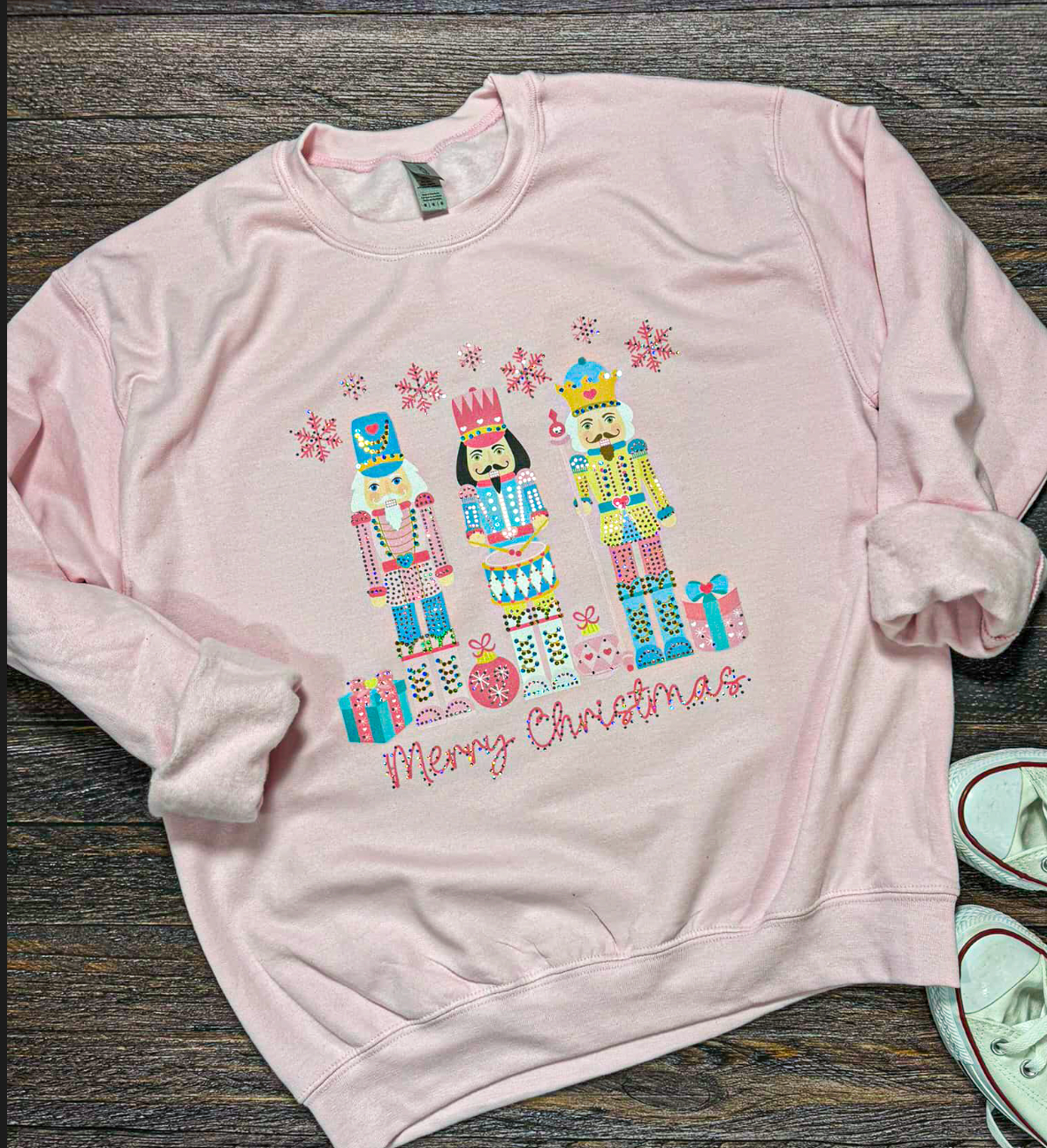 Merry Christmas Nut Cracker Spangle