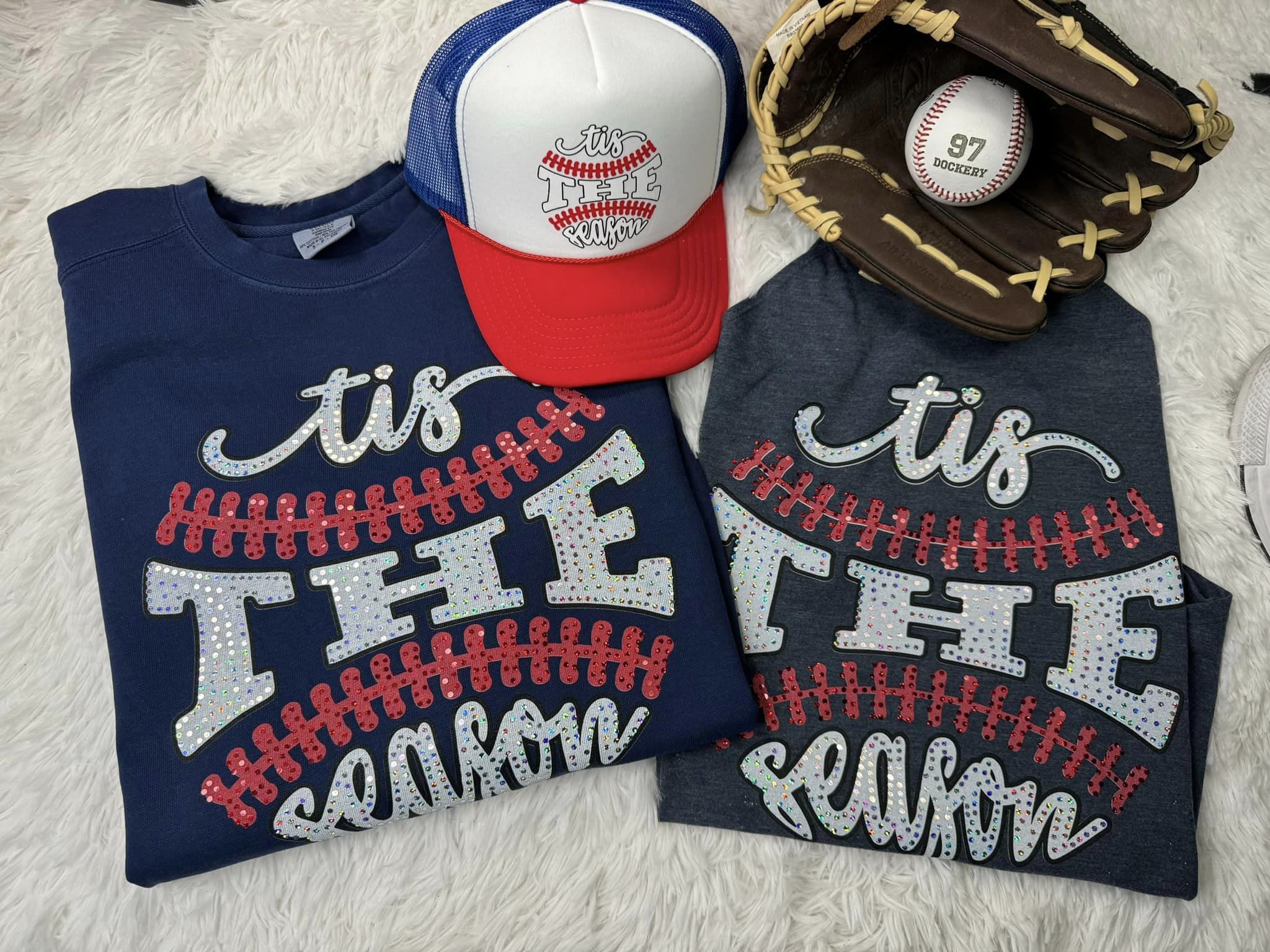 Tis the Season - Baseball Spangle Rocker Tank