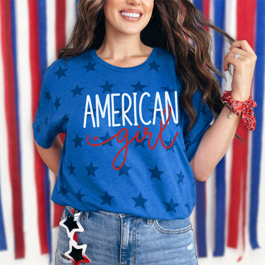 American Girl Script Star Tee