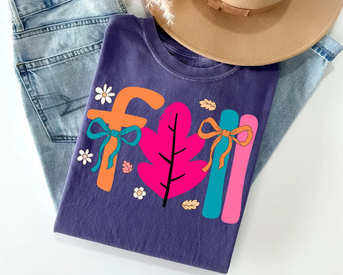 Fall Colorful Leaf Tee